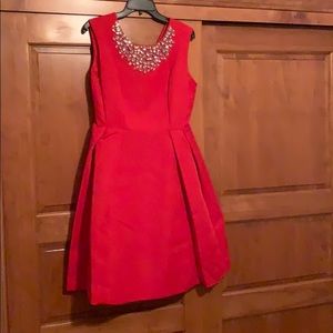 Kate Spade New York Cambria Red Fit Flare Dress